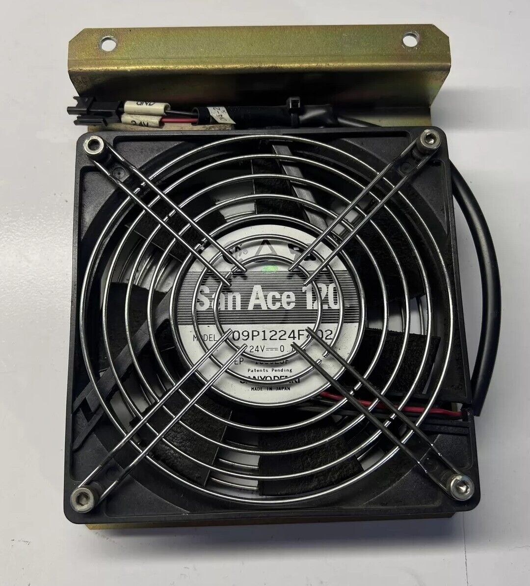 Used SAN ACE Fan 120 Model 109P1224F402 24V with Warranty & Free Shipping