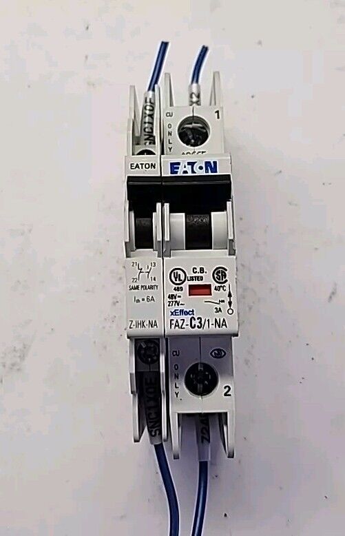 Eaton CIRCUIT BREAKER FAZ-C3/1-NA,  Z-IHK-NA Free Shipping