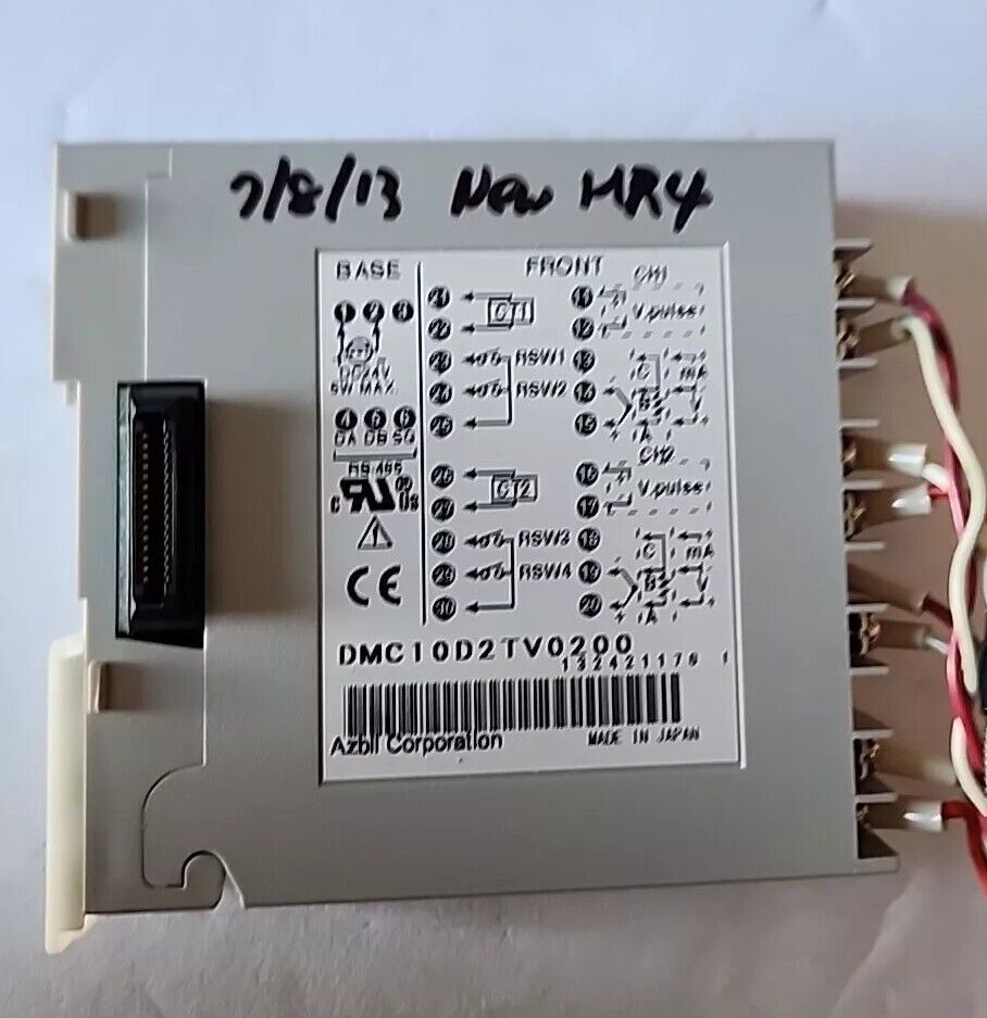 Azbil Yamatake DMC10D2TV0200 Controller Module with Warranty & Free Shipping