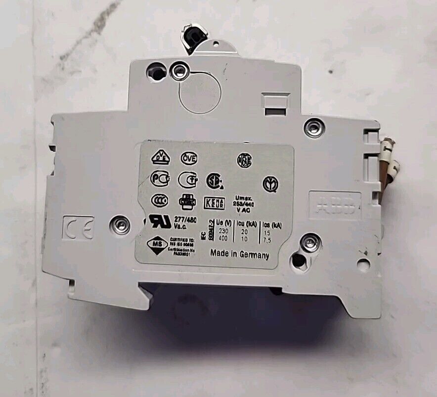 ABB S202-D10 2 POLE 10 AMP CIRCUIT BREAKER - Free Shipping