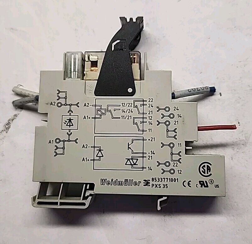 WEIDMULLER IDL4Z40 Relay 8533771001 / PXS 35 OPTICAL RELAY BASE - Free Shipping