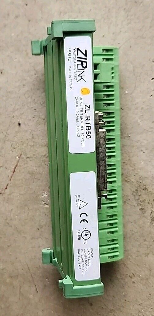 ZIPLink ZIP Link Automation Direct ZL-RTB50 Terminal Block Feedthrough Module