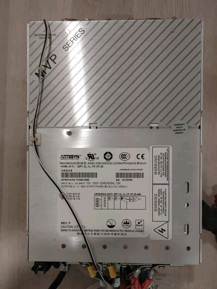 2x ARTESYN MVP SERIES MP1-3L-1L-1P-1P-30 ASTEC PSE2-230-H-072 P/N 73-690-4096