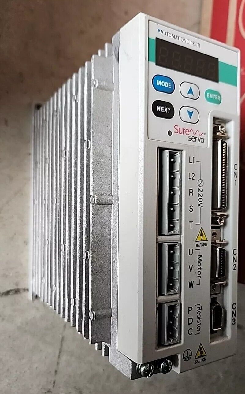 Automation Direct SureServo servo drive, 230 VAC, 1-phase or 3-phase, SVA-2040