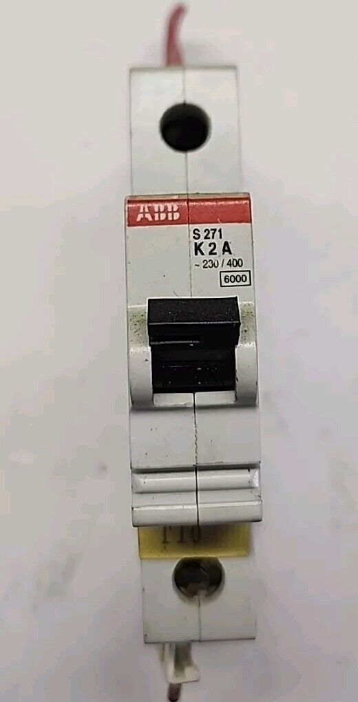 ABB Circuit Breaker S271 K2A S271K2A 2 Amp 230/400V Free Shipping