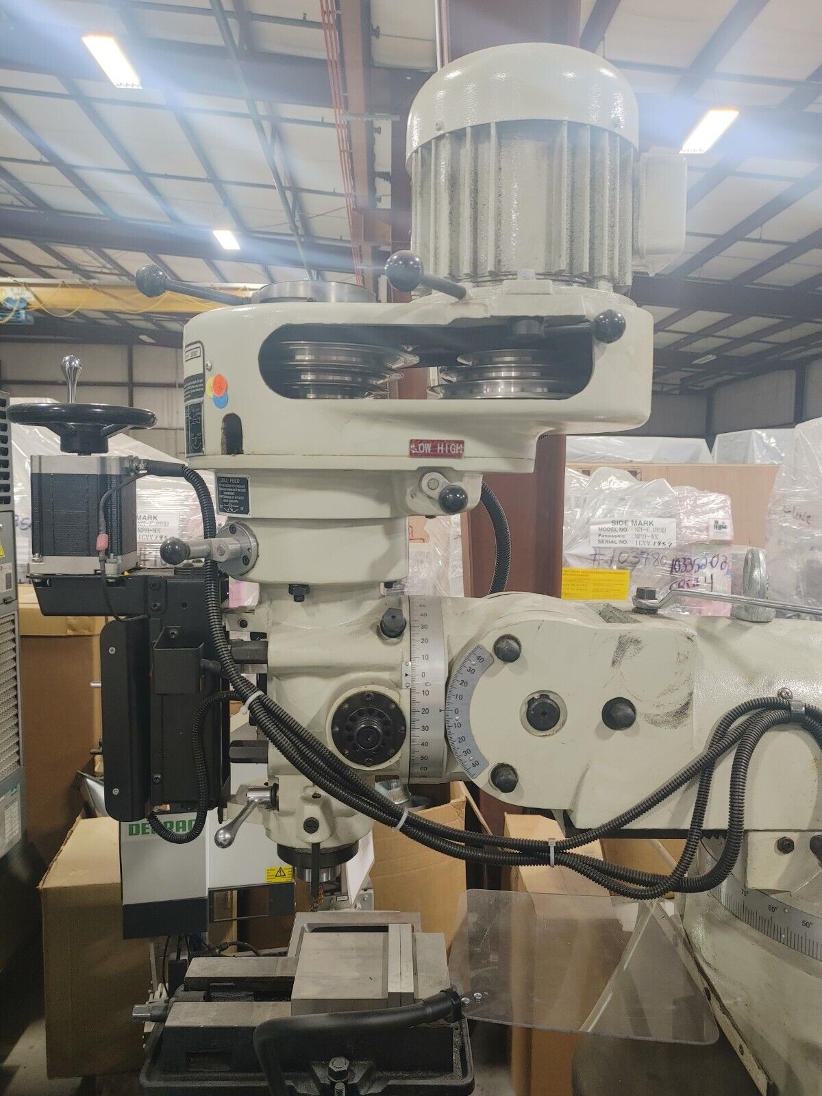 CNC Masters CNC Supra Knee Mill BPS-1649C with Warranty & Accessories
