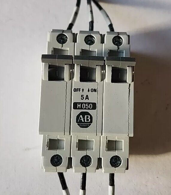Allen Bradley 1492-CB3 H050 Series C Circuit Breaker, 3 Pole, 5A Free Shipping
