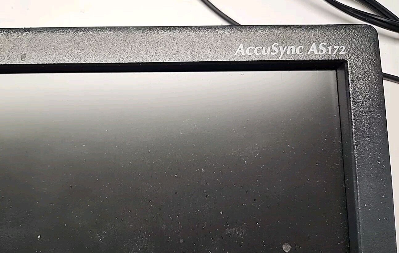 AS172-BK NEC AccuSync 17" black LED monitor Free Shipping