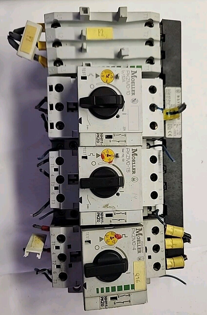 (4)pcs Moeller LOT CL-PKZO, PKZMO-10,PKZMO-1,6, PKZMO-4 Free Shipping