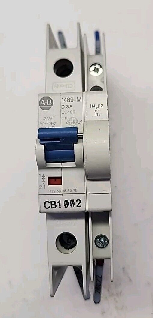ALLEN BRADLEY 1489-M 277VAC 3A 1489-AMRA3 AUXILIARY CONTACT - Free Shipping