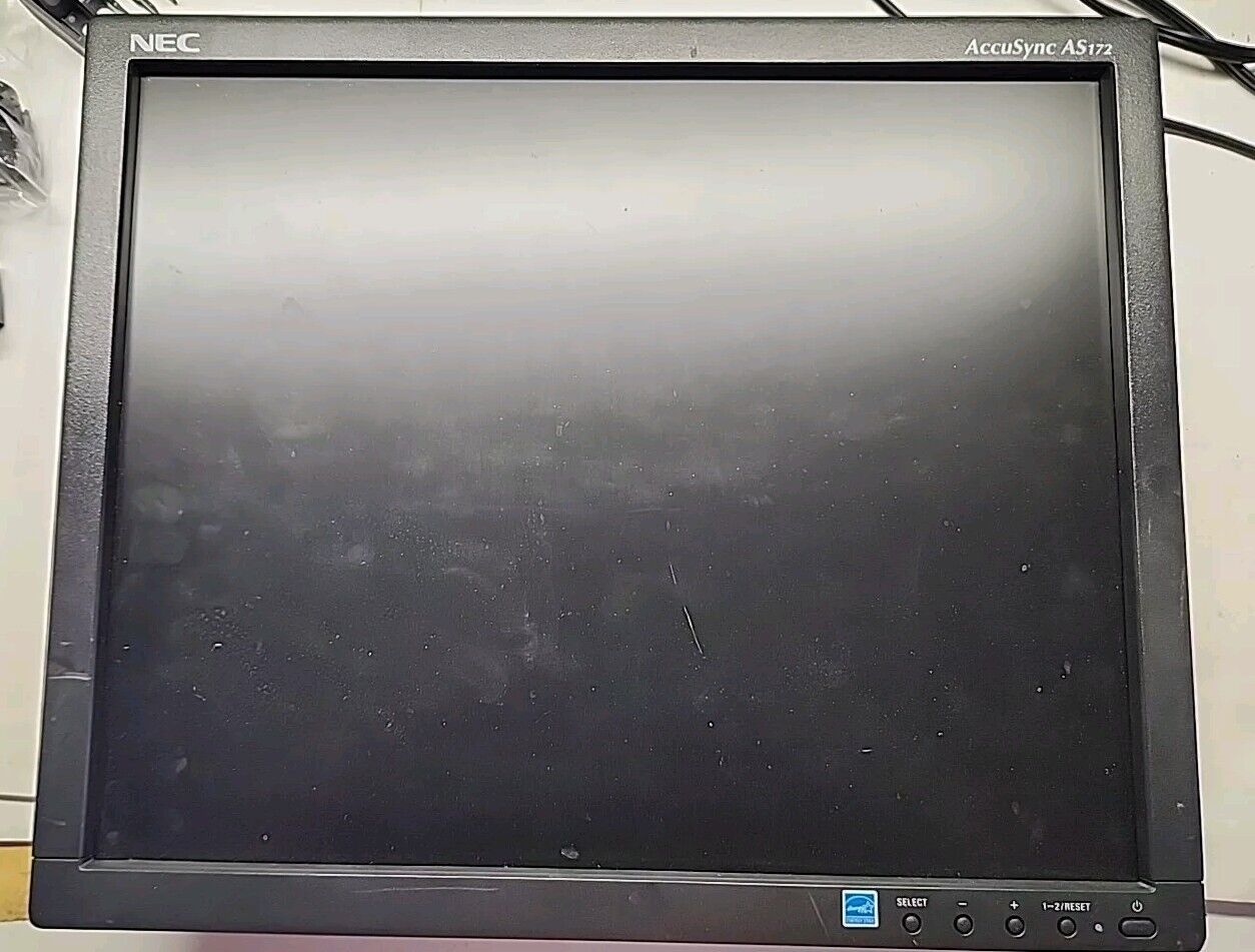 AS172-BK NEC AccuSync 17" black LED monitor Free Shipping