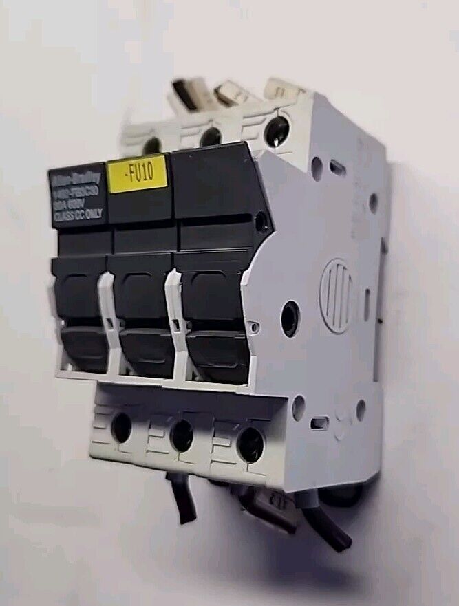 Allen Bradley 1492-FB3C30 Fuse Holder SER B & Fuses with Warranty & Free Ship