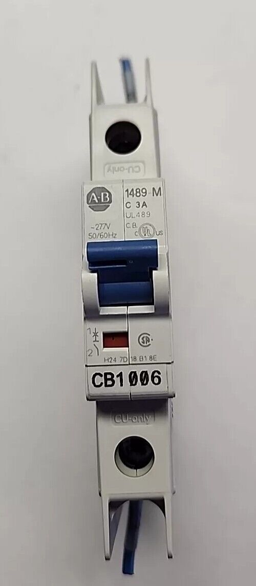 1489-M1C030 Allen Bradley C 3A Circuit Breaker with Warranty & Free Shipping