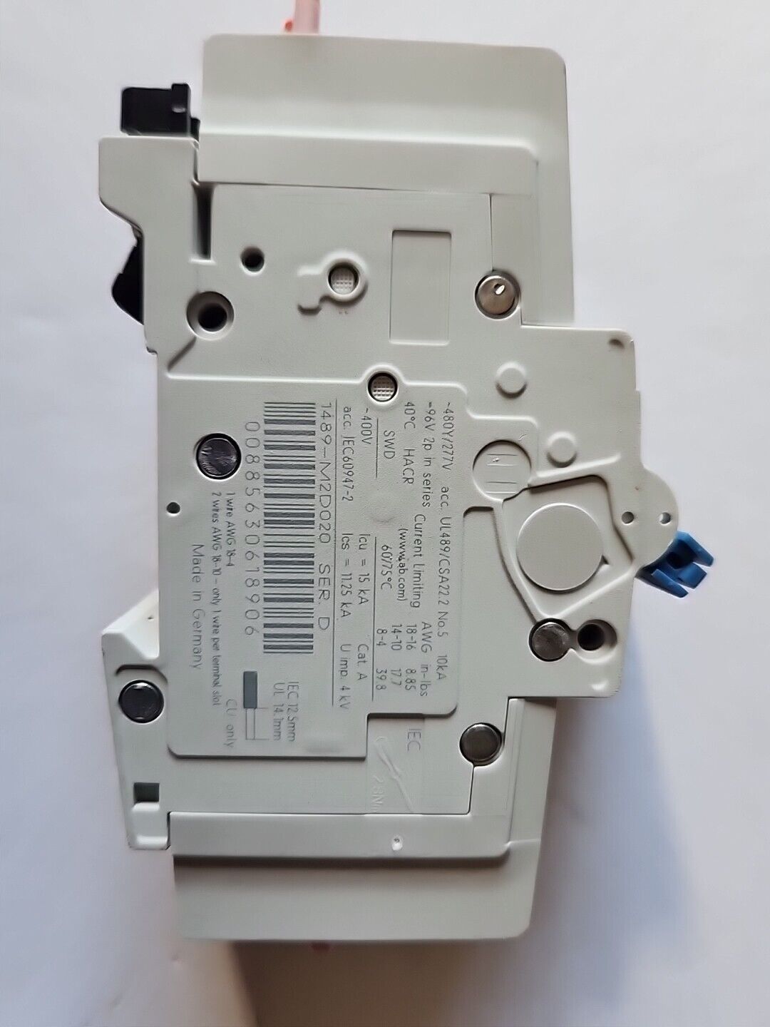 ALLEN BRADLEY 1489-M2D020 2A CIRCUIT BREAKER with Warranty & Free Shipping