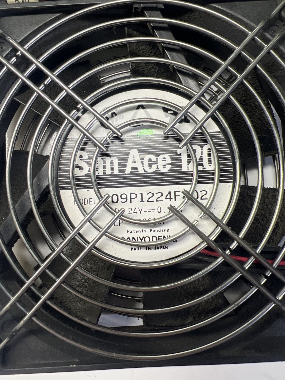 Used SAN ACE Fan 120 Model 109P1224F402 24V with Warranty & Free Shipping