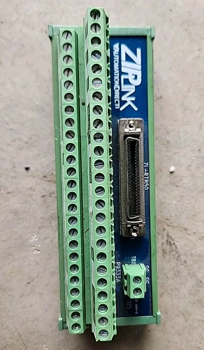 ZIPLink ZIP Link Automation Direct ZL-RTB50 Terminal Block Feedthrough Module