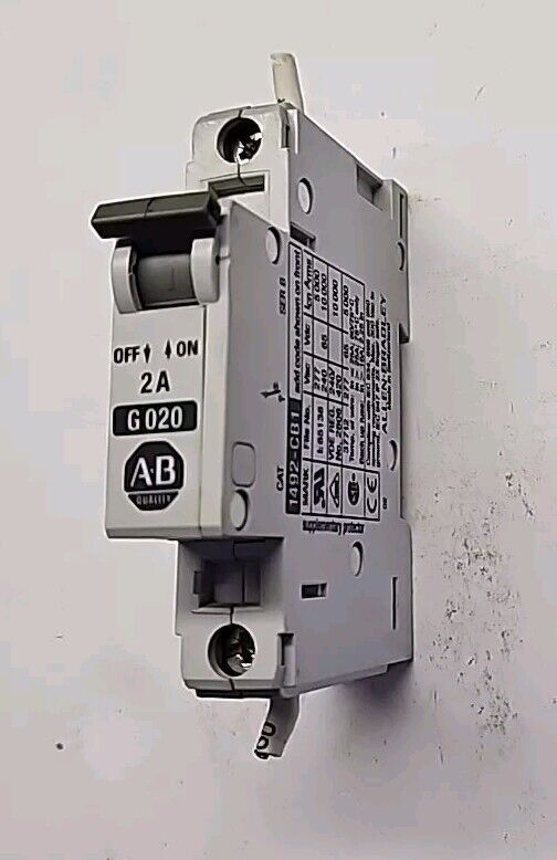 Allen Bradley 1492-CB1G020 - Circuit Breaker, 1P, 2 Amps Free Shipping