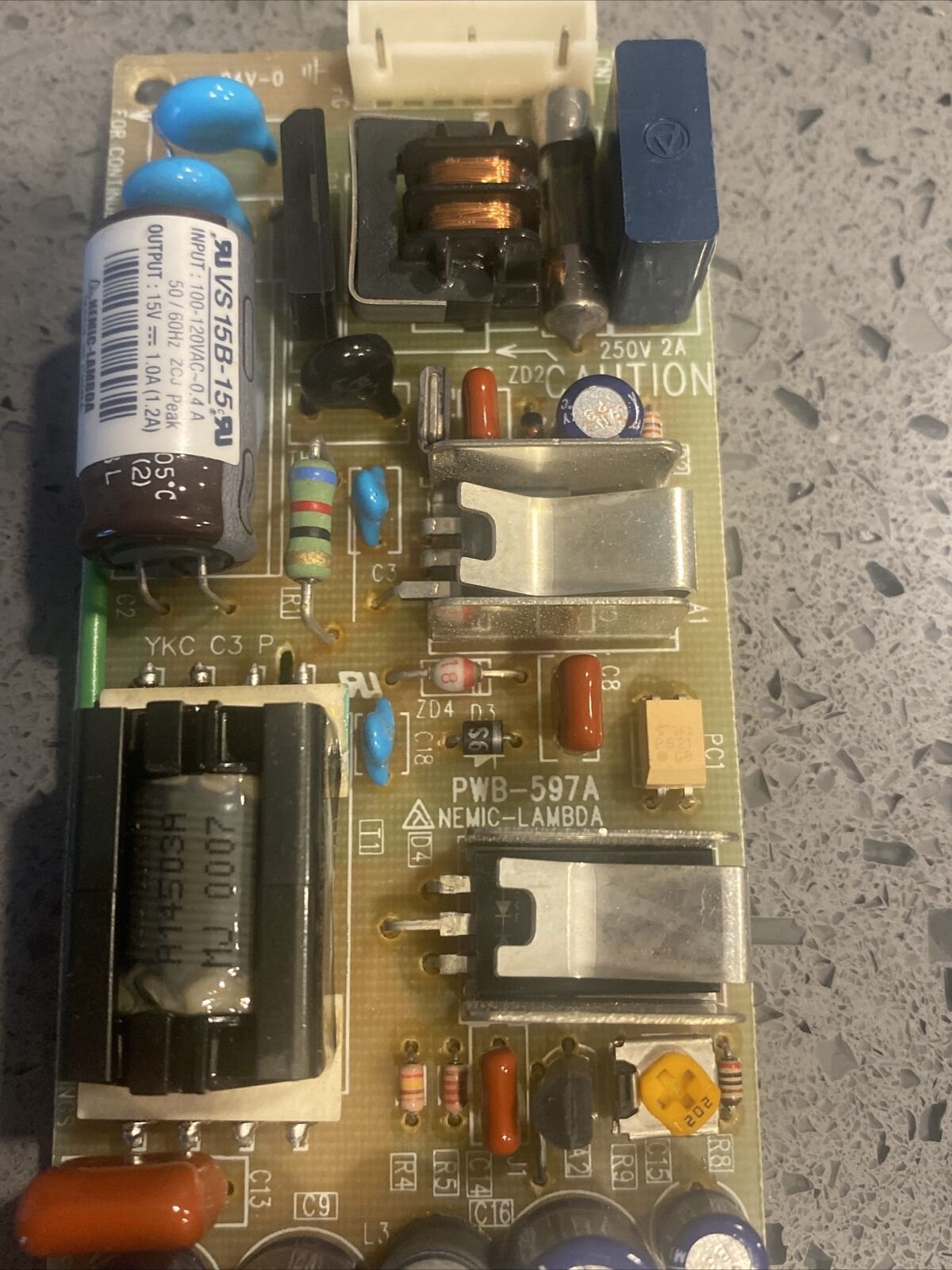 Nemic-Lambda VS15B-15 Switching Power Supply PWB-597A w/ warranty