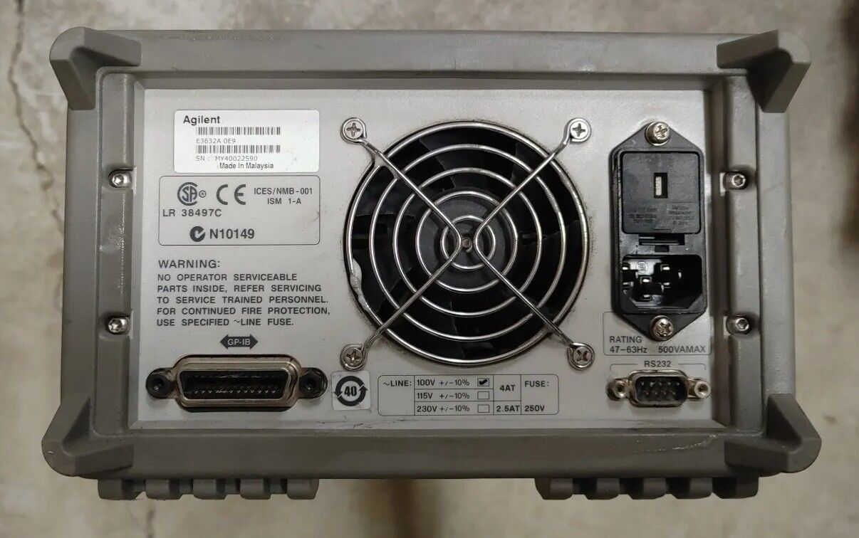 Agilent E3632A DC Power Supply 0-15V 7A / 0-30V 4A with Warranty Free Shipping