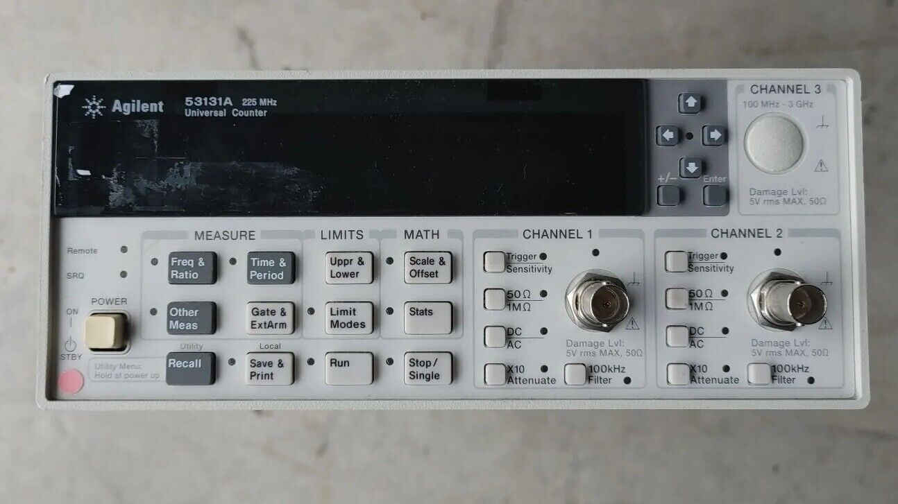 Agilent 53131A 225 MHz Universal Frequency Counter with Warranty & Free Shipping