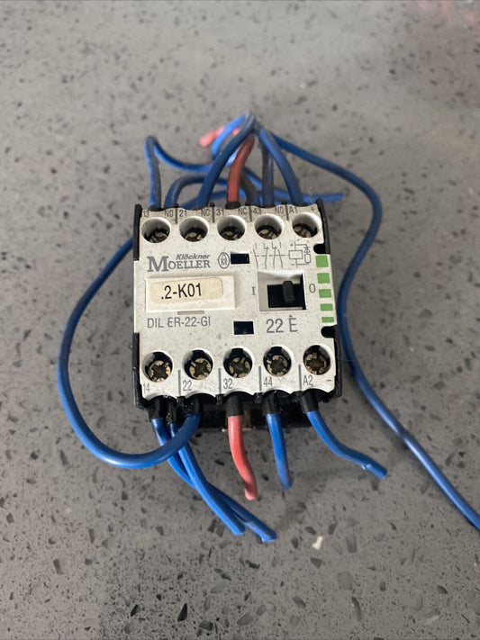 Used Moeller DIL ER-22-GI Contactor DILER22GI w/ warranty