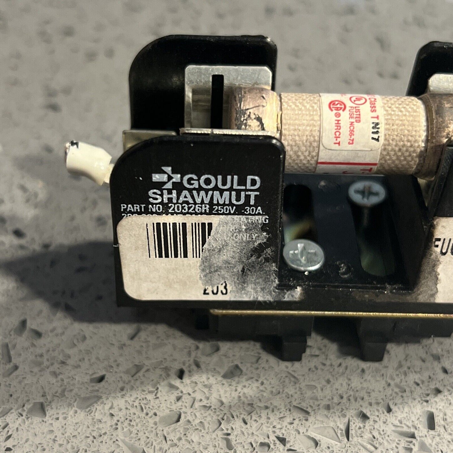 20236H Gould Shawmut fuse holder w/T-TRON JJS-20 w/warranty