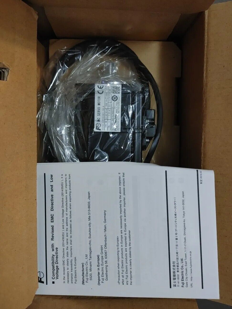 1PC FUJI GYC101DC1-SA-B GYC101DC1SAB Servo Motor New Warranty & Free Shipping