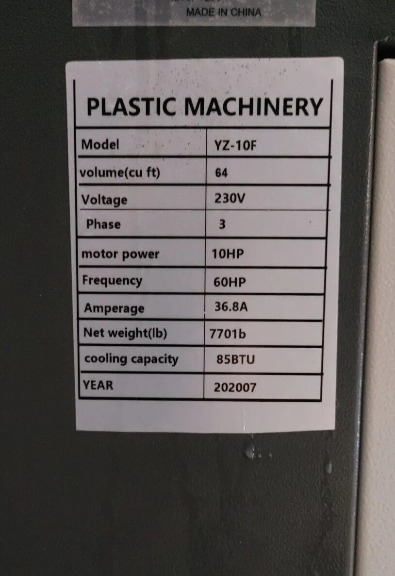 YZ-10F 10HP 230V Industrial Chiller 85 BTU with Warranty