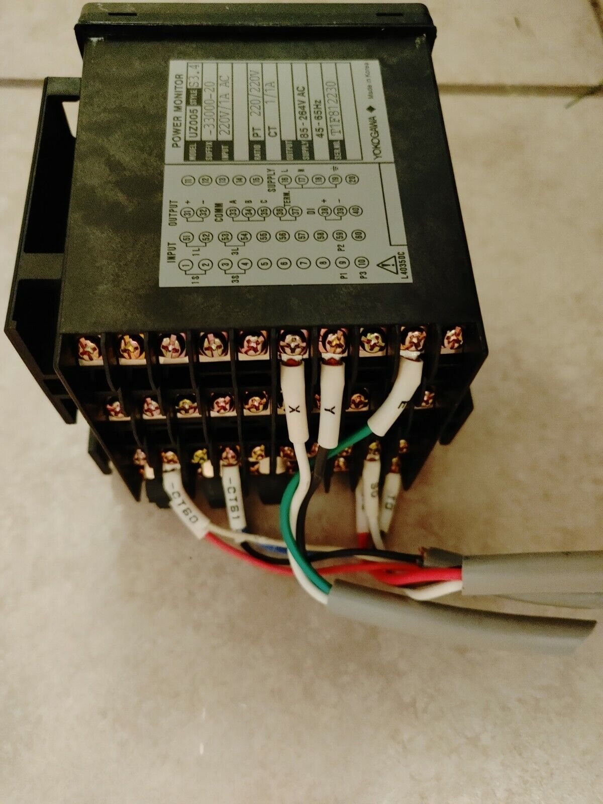 Yokogawa Power Monitor UZ005 Style S3.4 w/warranty