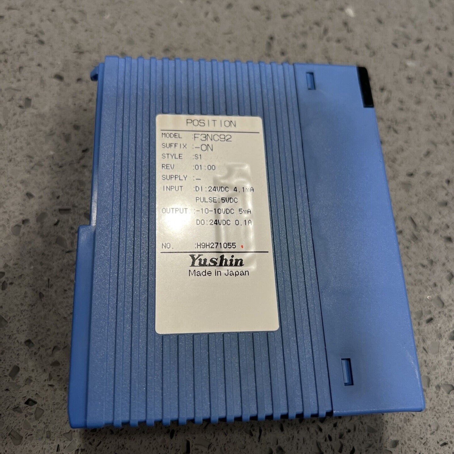 Yushin Yokogawa F3NC92-0N Position Module 24 VDC NC92-0N w/ warranty