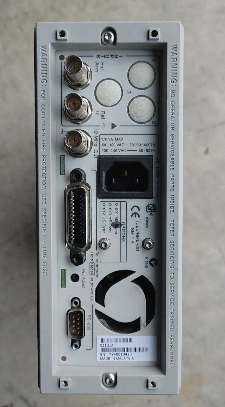 Agilent 53131A 225 MHz Universal Frequency Counter with Warranty & Free Shipping