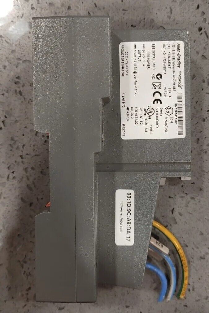 Allen Bradley Ethernet Interface 1734-AENT Series A Warranty & Free Shipping