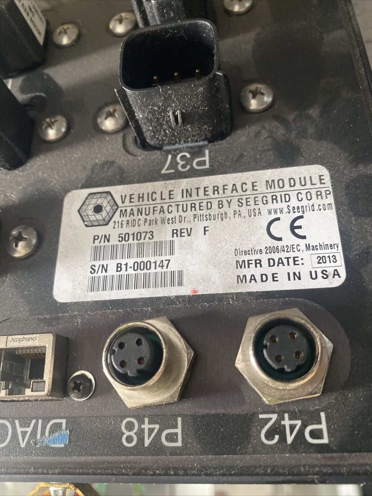Used SEEGRID Vehicle Interface Module 501073 Rev F w/ warranty