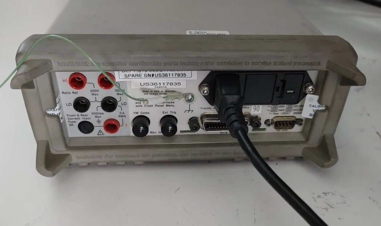 Agilent 34401A Digital Multimeter 6 1/2 Digit with Warranty & Free Shipping