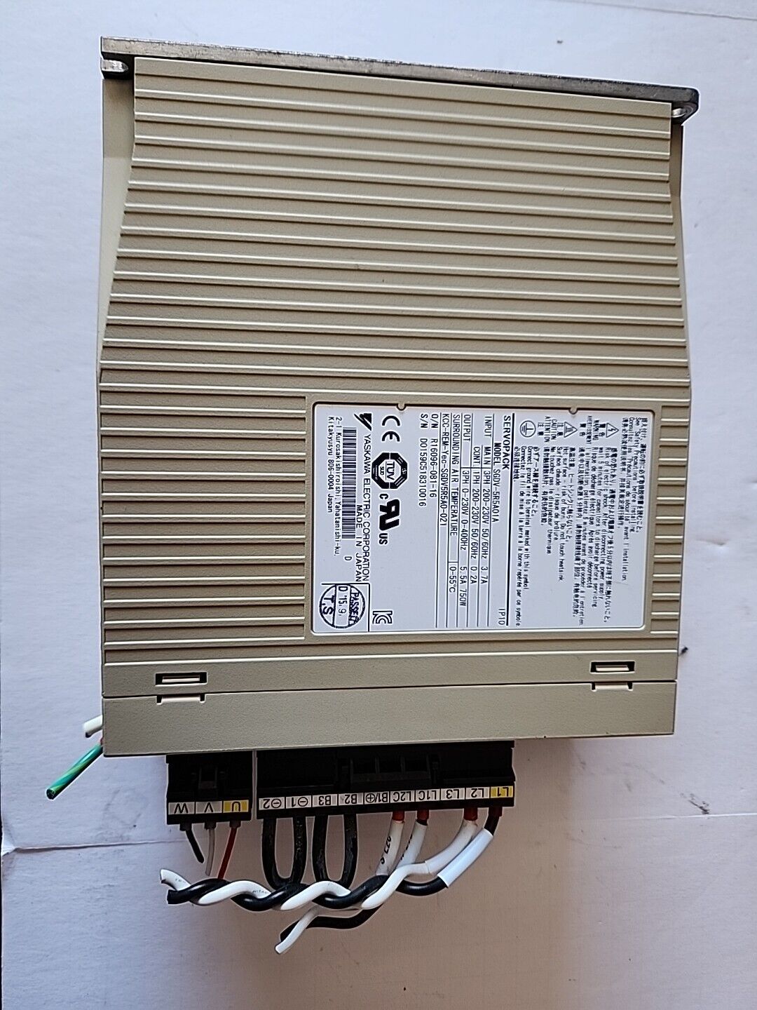 YASKAWA SGDV-5R5A01A 750W AC Servo Driver with Warranty & Free Shipping