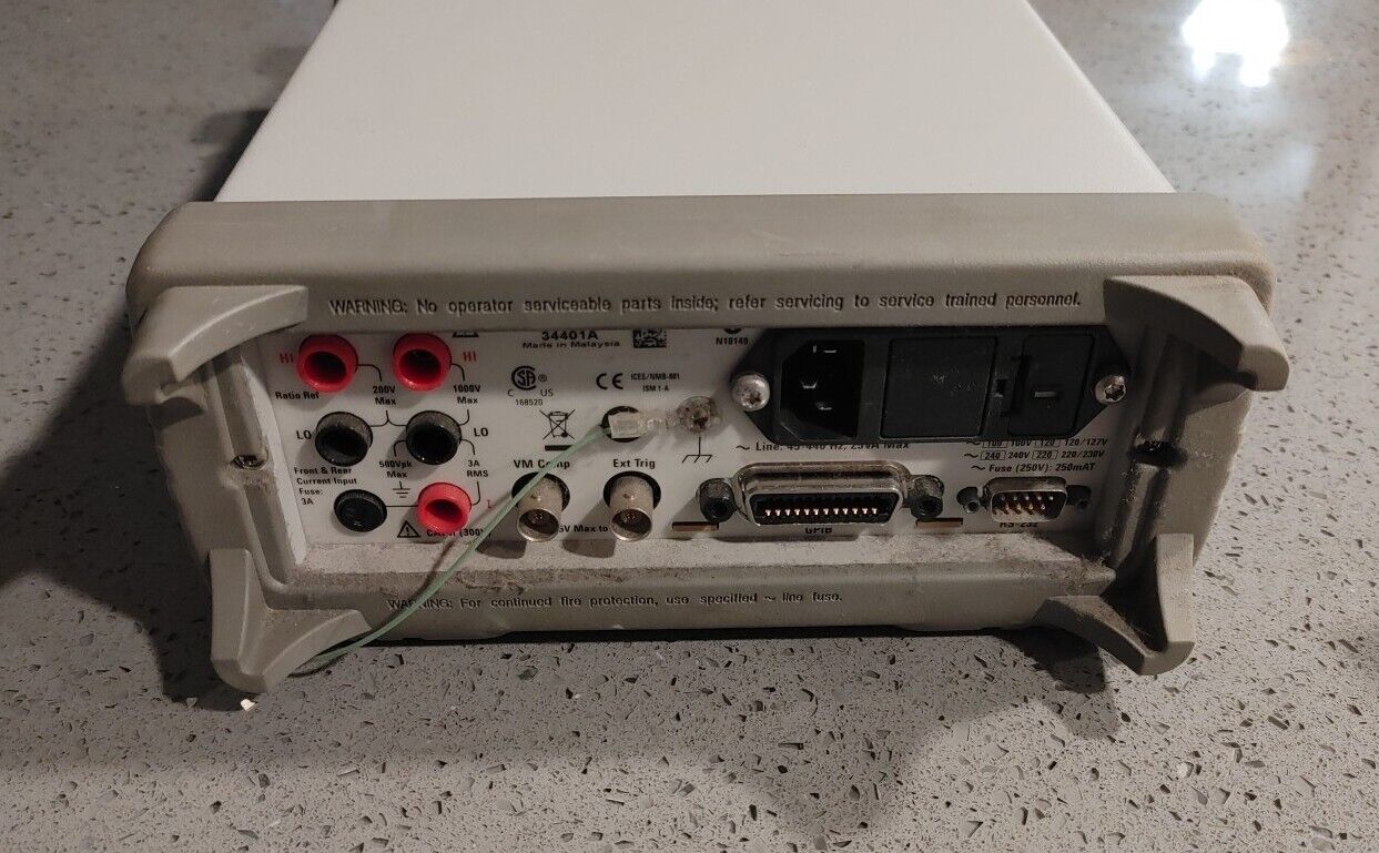 Agilent 34401A Digital Multimeter 6 1/2 Digit with Warranty & Free Shipping