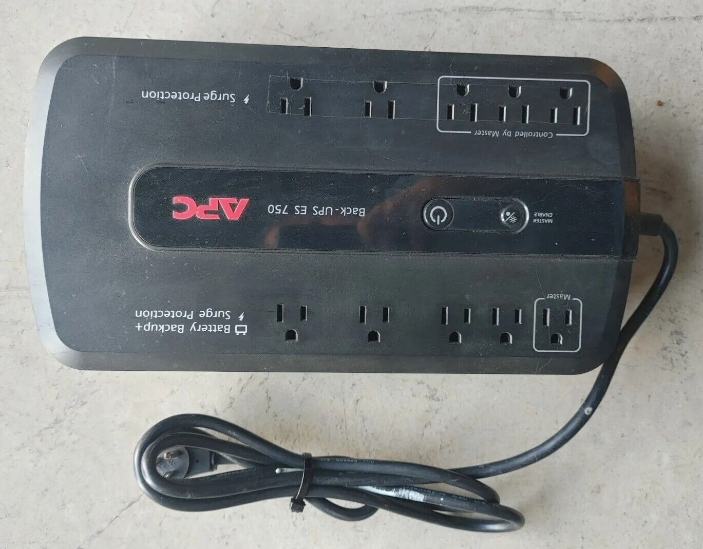 Surge Protection APC Back-UPS ES 750 Battery Backup 120V 60Hz WITH BATTERY