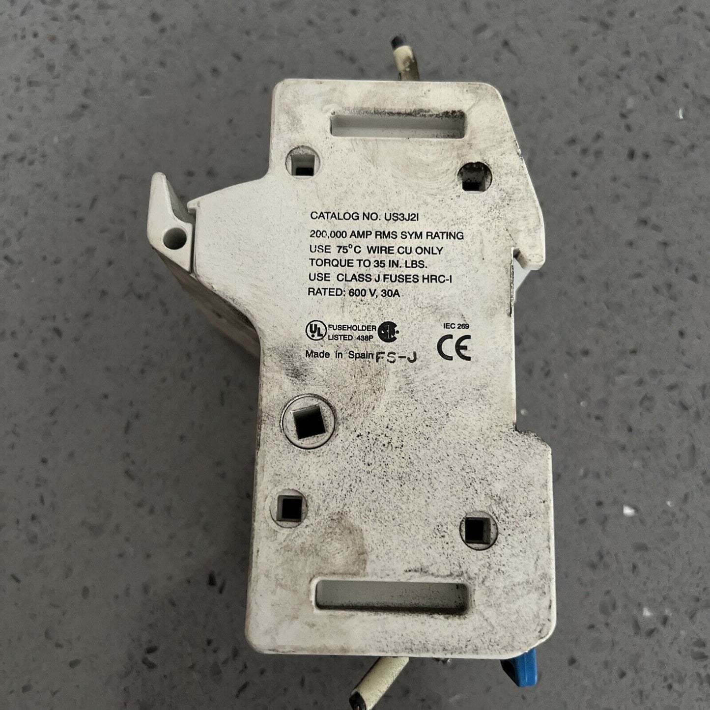MERSEN FERRAZ SHAWMUT US3J21 FUSE HOLDER ULTRASAFE w/ warranty