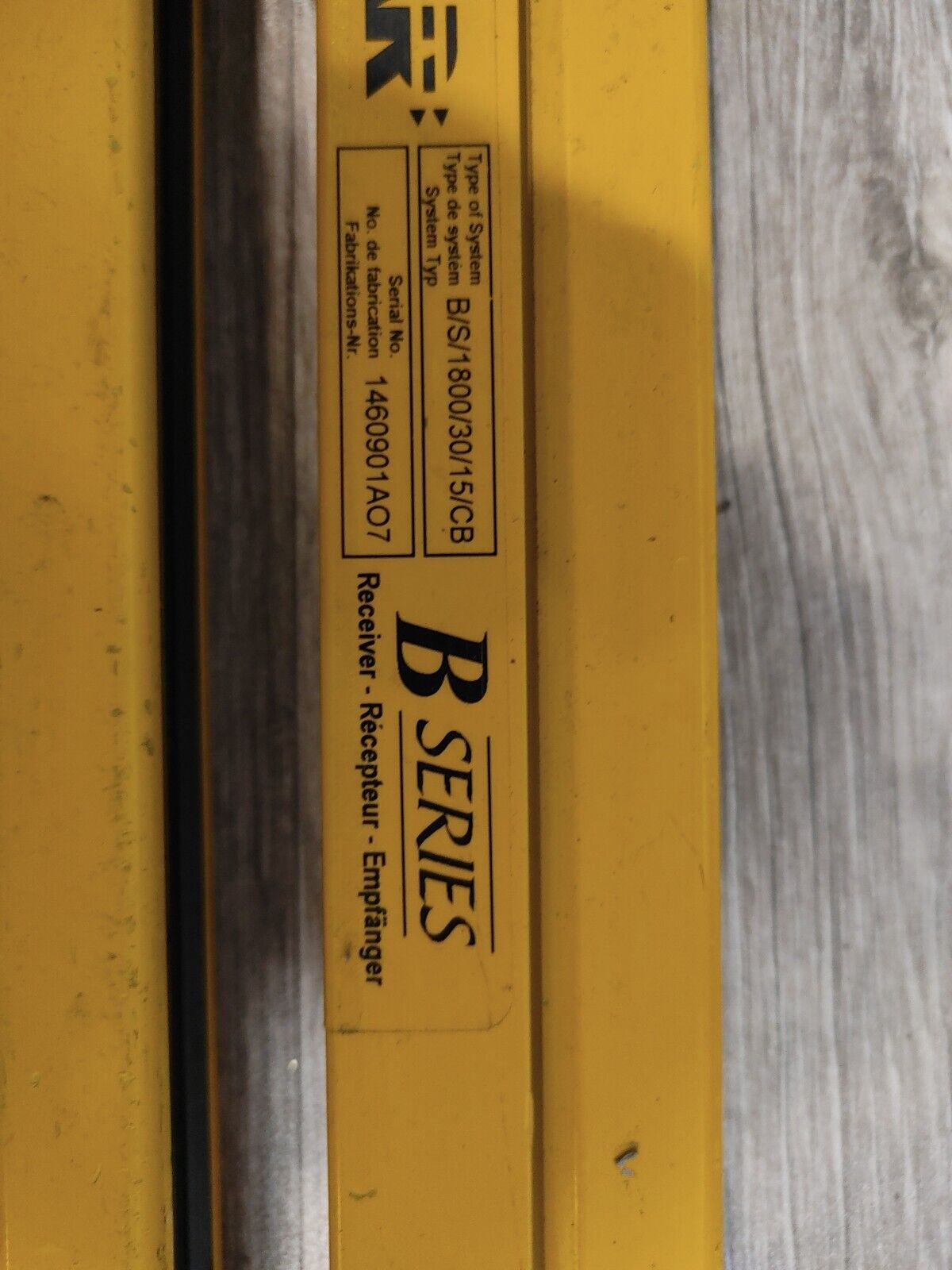 Guardstar B/S/1800/30/15/CB B Series Emitter & Receiver Light Curtain set