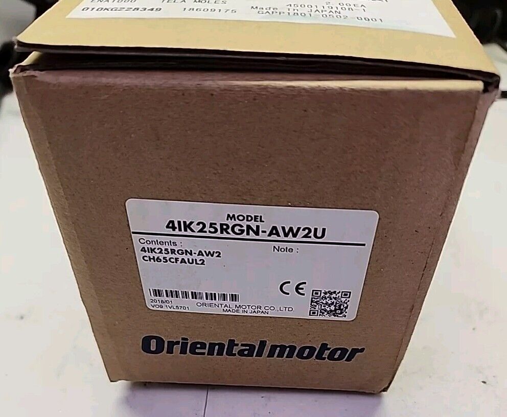 Oriental Motor 100/115V Speed Control Motor 41K25GN-AW2 New - Free Shipping