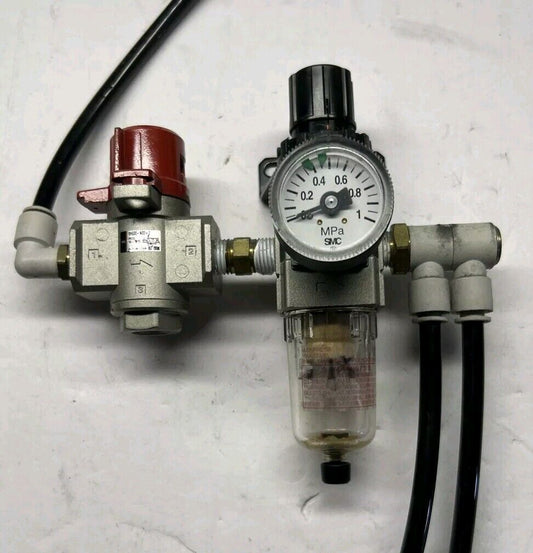 SMC AW20-02BG Pressure Regulator & Disconnect - Free Shipping