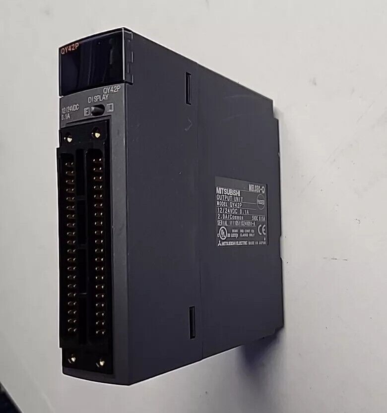 MITSUBISHI QY42P PLC OUTPUT UNIT 12/24VDC with Warranty & Free Shipping