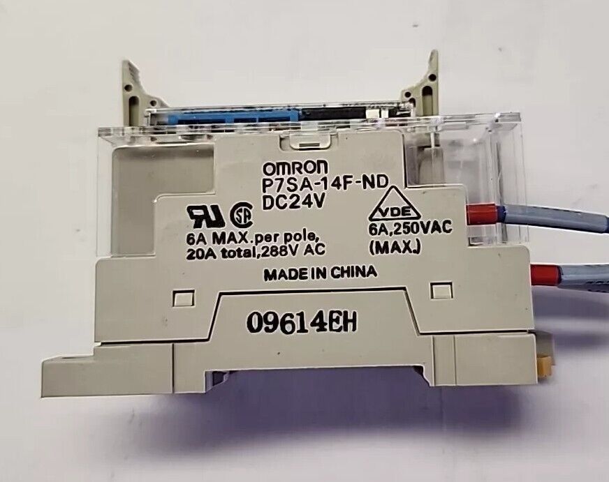 Omron P7SA-14F-ND Base & G7SA-5A1B Relay with Warranty & Free Shipping