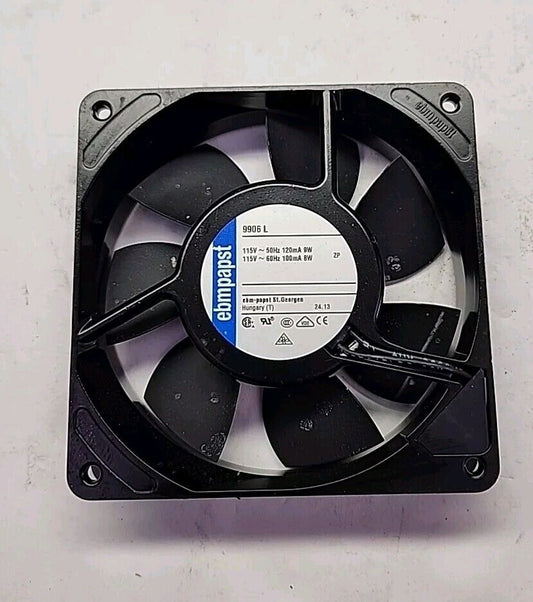 EBMPAPST 9906 L Cooling FAN 115V 50-60Hz 100-120mA 8-9W - Free Shipping