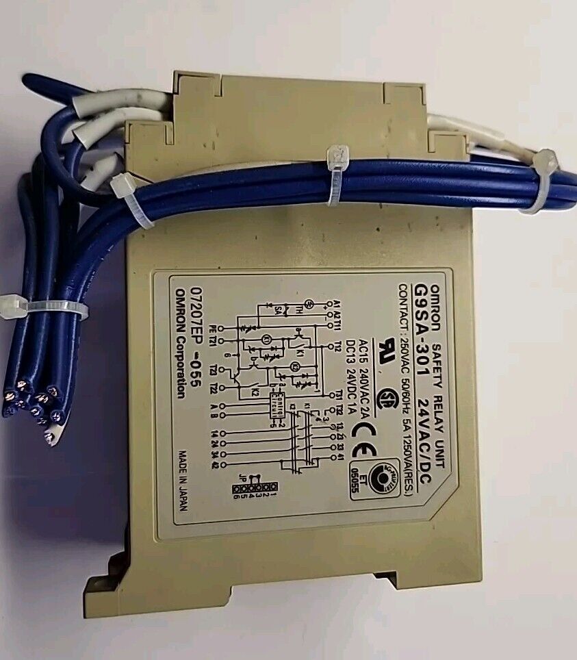 OMRON G9SA-301 SAFETY RELAY UNIT 24VAC/DC with Warranty & Free Shipping