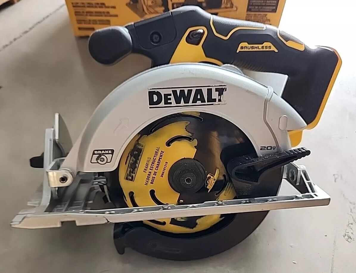 DEWALT DCS565B 20V MAX Brushless 6 1/2" Circular Saw with Warranty & Free Ship