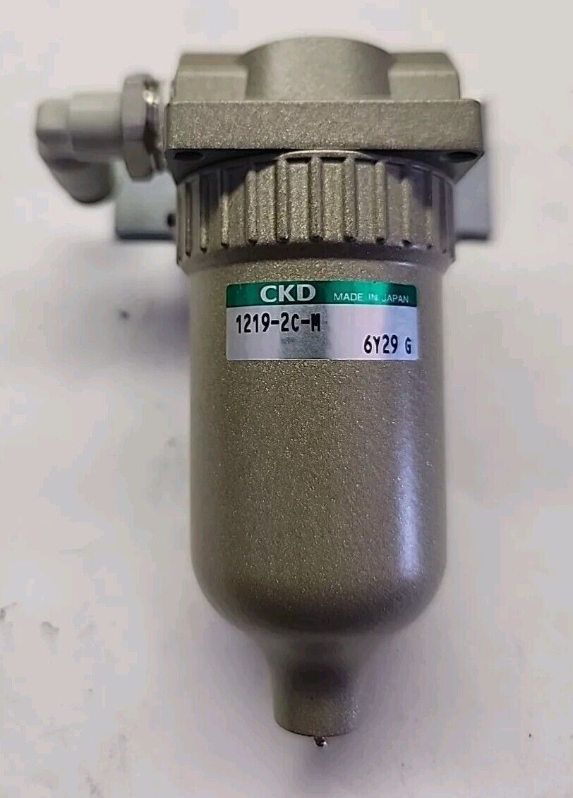 CKD 1219-2c-M, 6Y29 G Pneumatic Inline Filter - Free Shipping