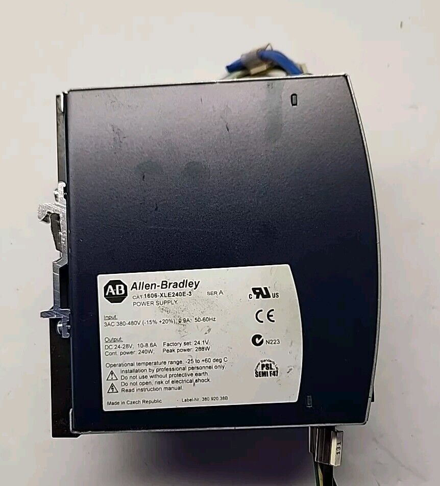 Allen-Bradley 1606-XLE240E-3 Power Supply Ser A with Warranty & Free Shipping