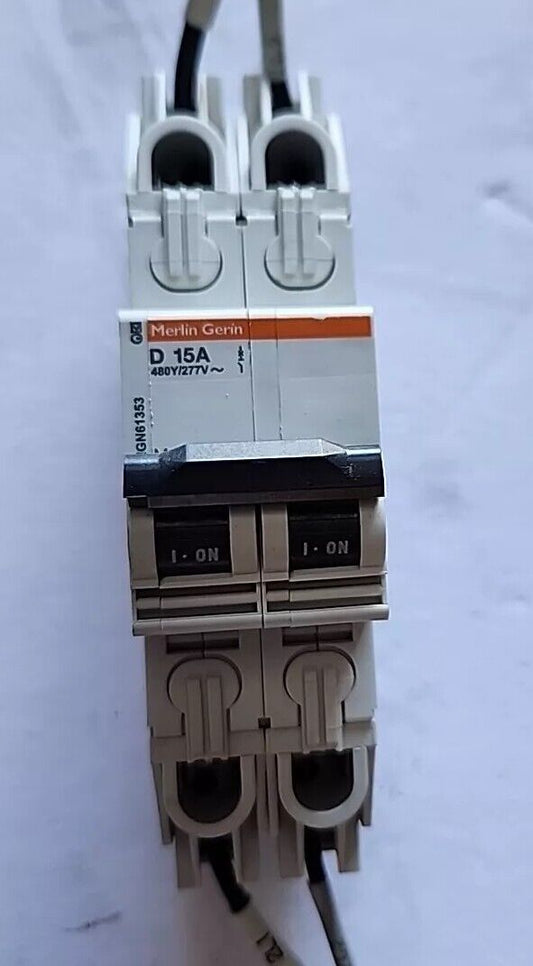 Merlin Gerin Square D 15A Multi 9 C60 Circuit Breaker 15 Amp 240V with Warranty