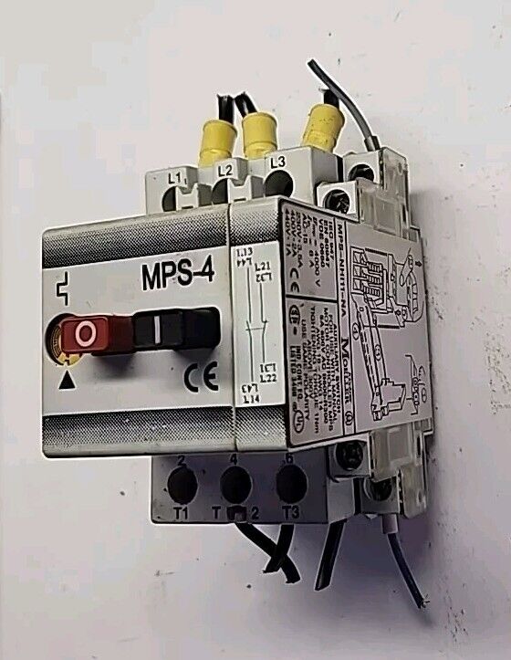 Klockner-Moeller MPS-NHI11-NA MPS-4 Thermal Magnetic Circuit Breaker Free Ship